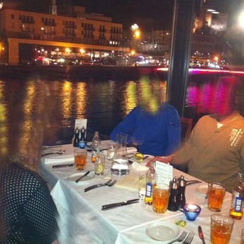 The Kitchen Restaurant - Second Floor View at night from The Kitchen Restaurant - Seafood Near Me - Inverness, HLD