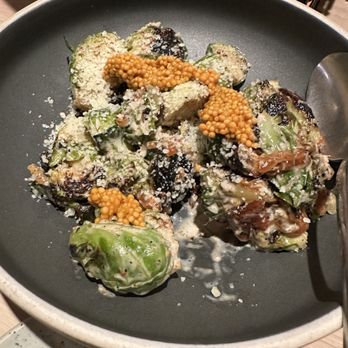 Salt + Ash Beach House - Best sprouts I've ever eaten. - Seafood Near Me - Halifax, Nova Scotia