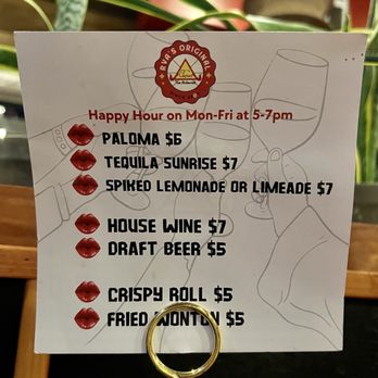 Elephant Thai - Happy Hour Menu - Thai Near Me - Richmond, Virginia