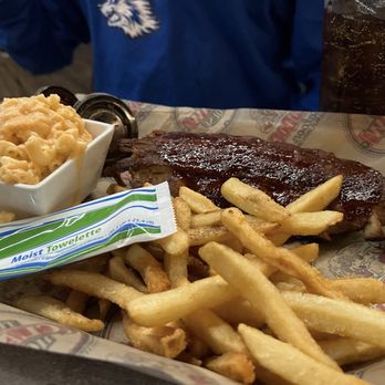 Dead Dog Saloon - House Smoked Ribs - 1/2 Rack (Meal) - Seafood Near Me - Murrells Inlet, South Carolina Dead Dog Saloon - House Smoked Ribs - 1/2 Rack (Meal) - Seafood Near Me - Murrells Inlet, South Carolina