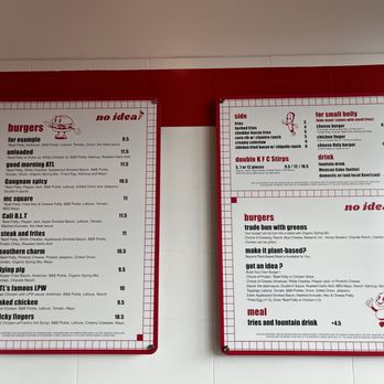 No Idea Burger Joint - Menu - Burgers Near Me - Norcross, Georgia No Idea Burger Joint - Menu - Burgers Near Me - Norcross, Georgia