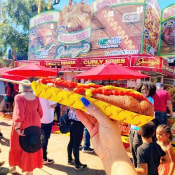 Alameda County Fair - Jumbo Corn Dog - Festivals Near Me - Pleasanton, California