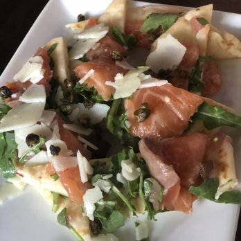 Roxy on Broadway - Smoked salmon on flatbread - Music Venues Near Me - Denver, Colorado Roxy on Broadway - Smoked salmon on flatbread - Music Venues Near Me - Denver, Colorado