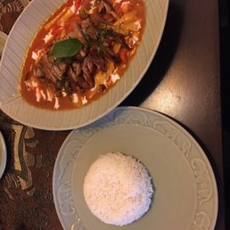 Number 37. Gaeng Ped crispy duck. Very delicious!