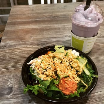 PokeMIX - Poke bowl with imitation crab & spicy tuna & taro frostea - Hawaiian Near Me - Pasadena, California PokeMIX - Poke bowl with imitation crab & spicy tuna & taro frostea - Hawaiian Near Me - Pasadena, California