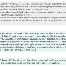 OB-GYN Associates of Marietta - Discussion with the billing office