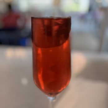 The Brunch District - Cranberry mimosa. - Breakfast & Brunch Near Me - Addison, Texas