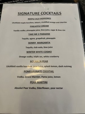 Menu photo 4 Meet Me Here Middlebury, CT