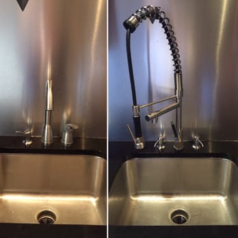 Plumbit Services - Before and after the installation of a new faucet. - Plumbing Near Me Plumbit Services - Before and after the installation of a new faucet. - Plumbing Near Me