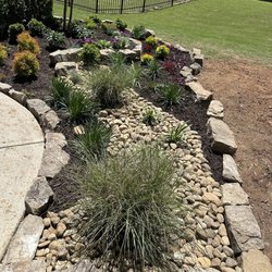 Kilpatrick's Tree Farm & Nursery - Dry creek bed. We love rocks!