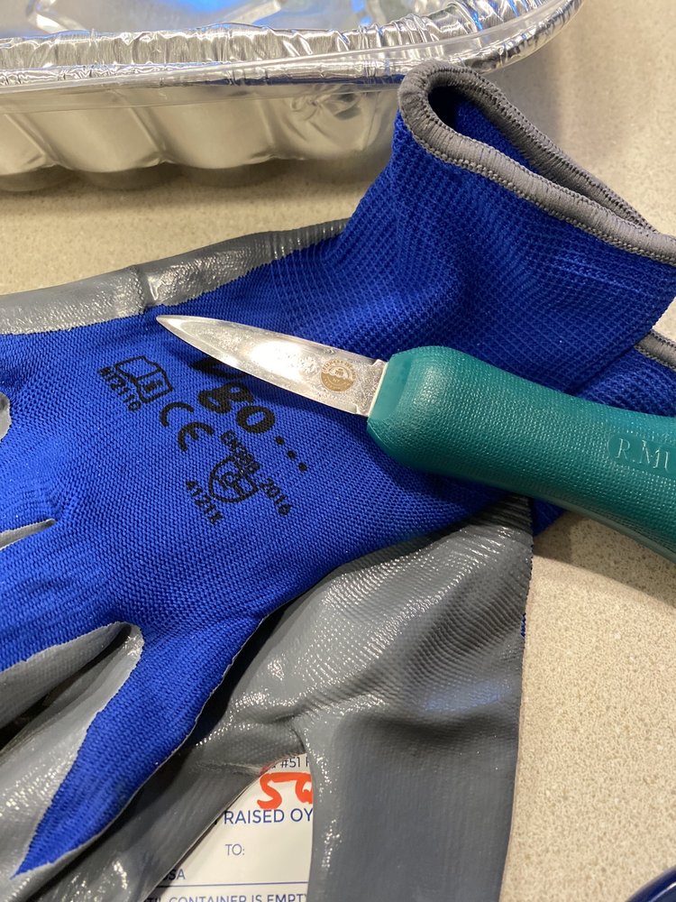 Food from Fishers Island Oyster Farm