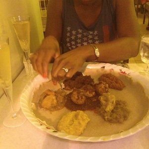 Photo of Meskerem - Washington, DC, United States. The special and green tea honey wine