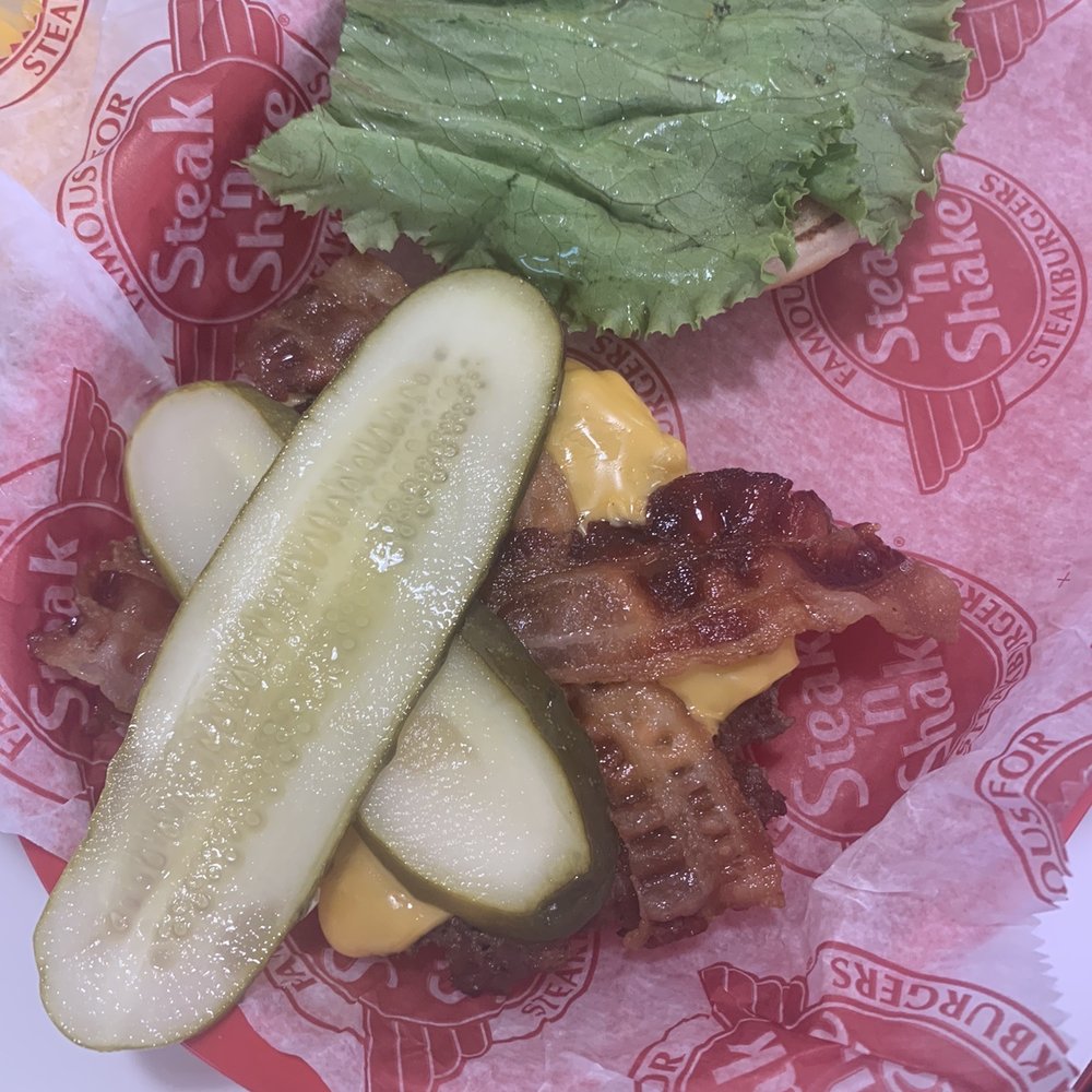 Steak ’n Shake - Bacon Single 'n Cheese Steakburger 'n Fries - Fast Food Near Me - Mooresville, Indiana