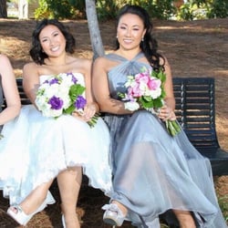 Studio Helenette - Makeup and hair done for the bride and her maid of honor.