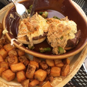 Another Broken Egg Cafe - Steak and crab oscar Benedict. - Breakfast & Brunch Near Me - Indianapolis, Indiana
