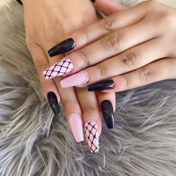 Pro Nails & Spa - Designs hand drawn by Andy - Nail Salons Near Me - Costa Mesa, California