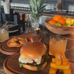 Happy hour at the bar - it's all day happy hour btw. Happy hour at the bar - it's all day happy hour btw.