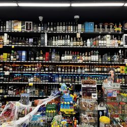 Liquor shelf