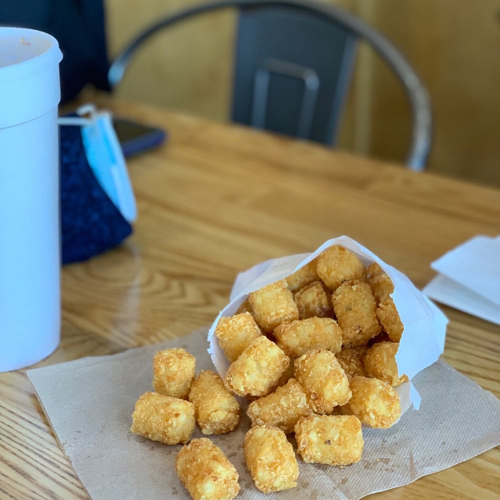 Sharks Burger - Tater tots - Burgers Near Me - Leander, Texas Sharks Burger - Tater tots - Burgers Near Me - Leander, Texas