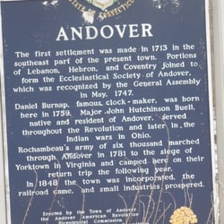 Andover Historical Marker