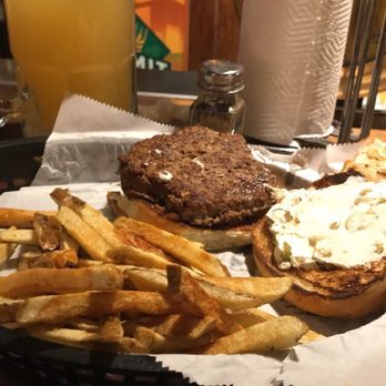 Anchor Bar - Olive burger and a leinie's summer shandy - Bars Near Me - Superior, Wisconsin
