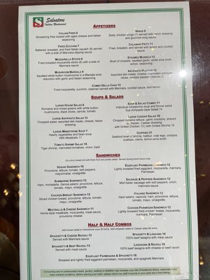 Menu photo 8 Salvatore Italian Restaurant Montebello, CA