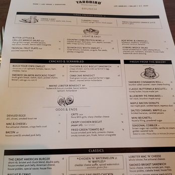 Yardbird - Menu - Southern Near Me - Dallas, Texas Yardbird - Menu - Southern Near Me - Dallas, Texas