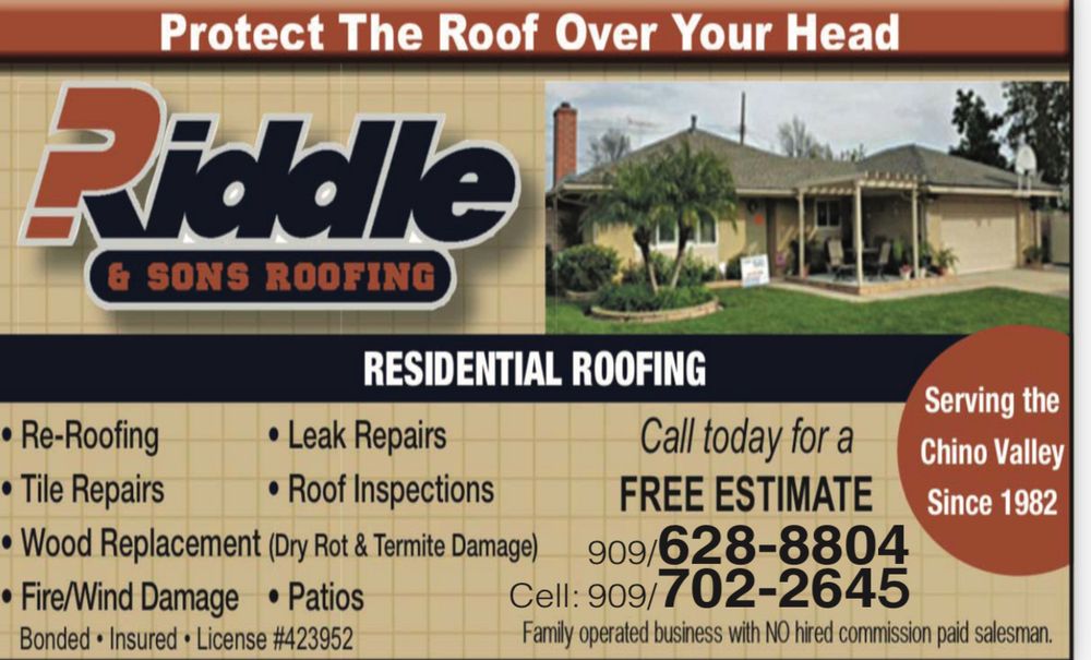 Slide of Riddle Roofing