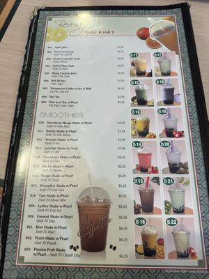 Menu photo 5 Pho LA San Jose, CA