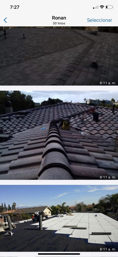 Slide of Galarzas Roofing
