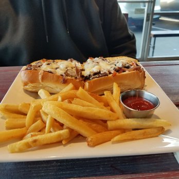 Corner Joint - Philly Cheese Sandwich with side of fries, YUMMY! - Pizza Near Me - Lawndale, California Corner Joint - Philly Cheese Sandwich with side of fries, YUMMY! - Pizza Near Me - Lawndale, California