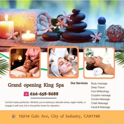 King Spa - Our traditional full body massage in City of Industry, CA includes a combination of different massage therapies like  Swedish...