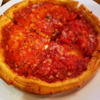 Giordano's - Deep dish personal size extra cheese and sausage pizza - Pizza Near Me - Chicago, Illinois