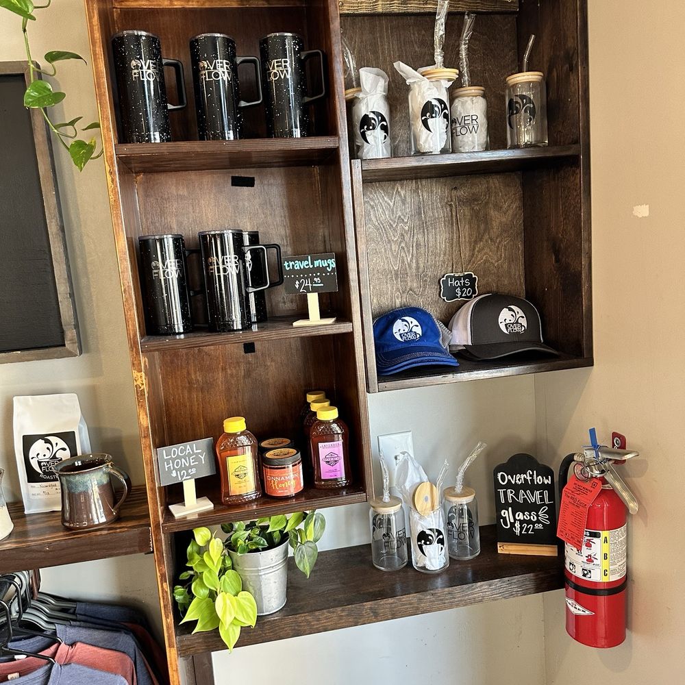 Over Flow Coffee House - Over flow merch - Creperies Near Me - Liberty, Missouri