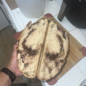 FKN Bread - Chocolate chip cinnamon sourdough loaf - Bakeries Near Me - San Juan Capistrano, California FKN Bread - Chocolate chip cinnamon sourdough loaf - Bakeries Near Me - San Juan Capistrano, California