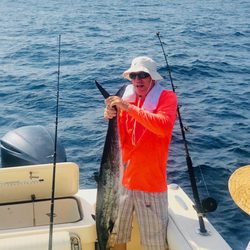 Wicked Hooker Charters - Nice fight this huge King Fish put up!!