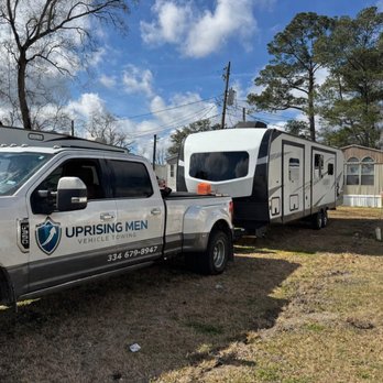 Uprising Men Vehicle Towing - My Motorhome - Towing Near Me - Montgomery, Alabama Uprising Men Vehicle Towing - My Motorhome - Towing Near Me - Montgomery, Alabama