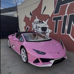 Rob's Glass Tinting - Barbie Lambo