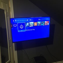 Rapid Electric - Finished product of TV install on TV MOUNT.