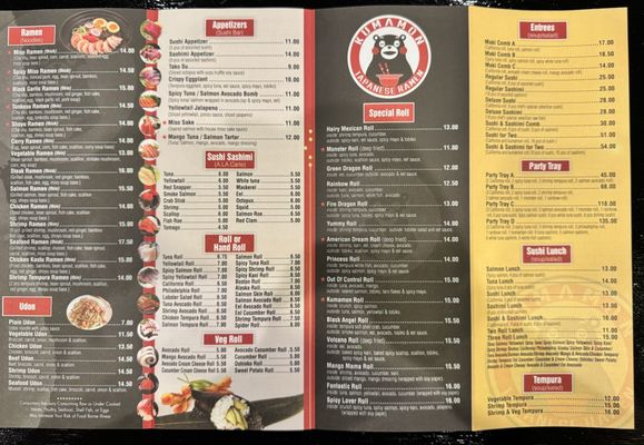 Menu photo 7 Kumamon Ramen Wilmington, DE