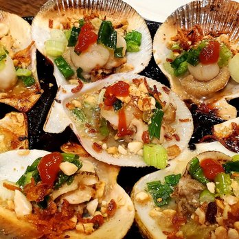 Quan De 7 Mon - Grilled Scallops - Vietnamese Near Me - South El Monte, California Quan De 7 Mon - Grilled Scallops - Vietnamese Near Me - South El Monte, California