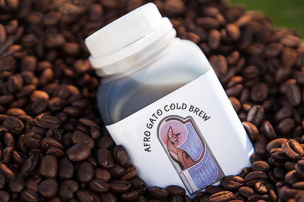 Afro Gato Coffee Logo