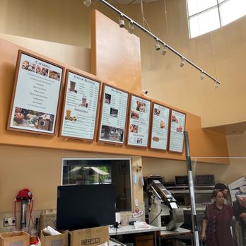 Main Street Bagel - menus on the wall - Bagels Near Me - San Jose, California Main Street Bagel - menus on the wall - Bagels Near Me - San Jose, California