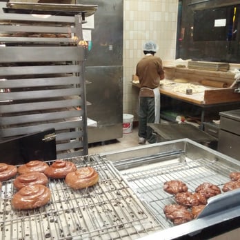 King Pin Donuts - Fresh Hot Donuts and the chef making more...Yum! - Donuts Near Me - Berkeley, California