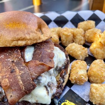 Burger Dive - House Burger with bacon - Burgers Near Me - Saint Paul, Minnesota