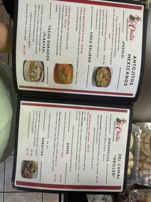 Menu photo 2 La Chata Mexican Restarant Conroe, TX Menu photo 2 La Chata Mexican Restarant Conroe, TX