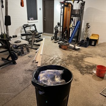 Floor One - Major mess left in my garage - Flooring Near Me - Mesa, Arizona