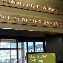 Bashas' - Sign with Navajo