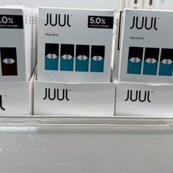 "JUUL pods in stock -- including 5.0% Virginia Tobacco & Menthol at Tobacco N Stuff, Middleton. Stop in for your vape essentials!"