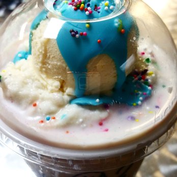 Boba Cafe - Vanilla birthday cake - Bubble Tea Near Me - Ewa Beach, Hawaii